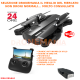 DRONE richiudibile 2 camere video e foto HD barometro sensori posizione
