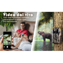 TELECAMERA 4G A INFRAROSSI AUTONOMA E AUTOMATICA DI SORVEGLIANZA