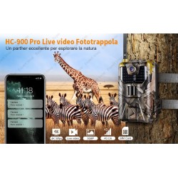 TELECAMERA 4G A INFRAROSSI AUTONOMA E AUTOMATICA DI SORVEGLIANZA