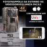 TELECAMERA 4G A INFRAROSSI AUTONOMA E AUTOMATICA DI SORVEGLIANZA