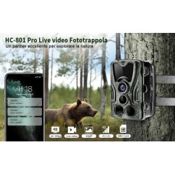 CAMERA 4G indipendente sorveglianza scatti faunistici