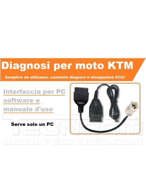 Kit diagnosi e rimappatura ECU moto KTM