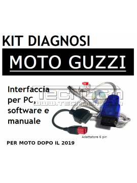 Kit Diagnosi Moto Guzzi diagnosi fai da te per computer presa diagnosi rossa