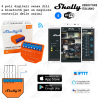 SHELLY PLUS I4 Interruttore WiFI professionale DOMOTICA Per iOS Android ALEXA