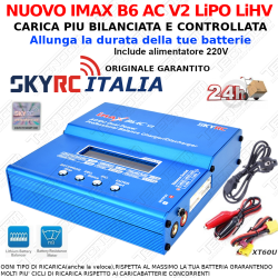 SkyRC iMAX B6AC V2 12-220V 50W 1-6S Carica batterie