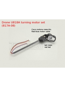 U817A-04 turning motor set LED rosso drone U818a U817a quadcopter spare parts braccio