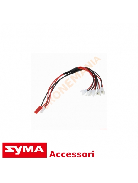 Cavo multiricarica Syma X5SW X5SC X5C presa USB carica più batterie contemporaneamente