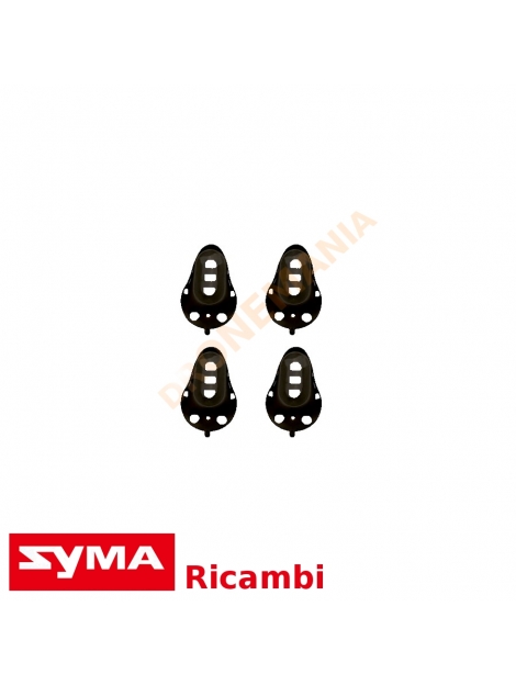 Set 4 coperchi nero motore Syma X8 X8C X8W X8HW X8HG X8HC drone rifinitura ricambio