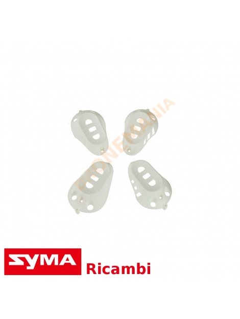 Set 4 coperchi bianco motore Syma X8 X8C X8W drone rifinitura ricambio