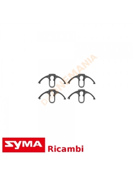Set 4 tappi bianco gliglie protezione eliche Syma X8 X8C X8W X8G drone rifinitura ricambio