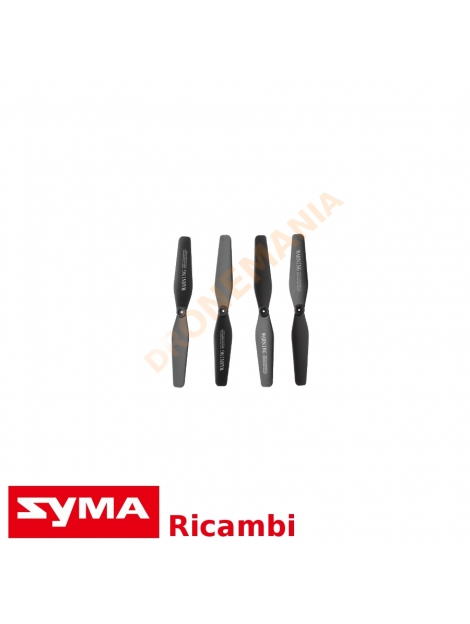 Set 4 eliche drone Syma X5 X5HW X5HW blades ricambi dronemania