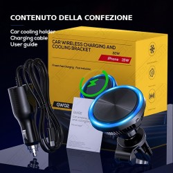 Supporto cellulare RAFFREDDATO con FISSAGGIO SU BOCCHETTE