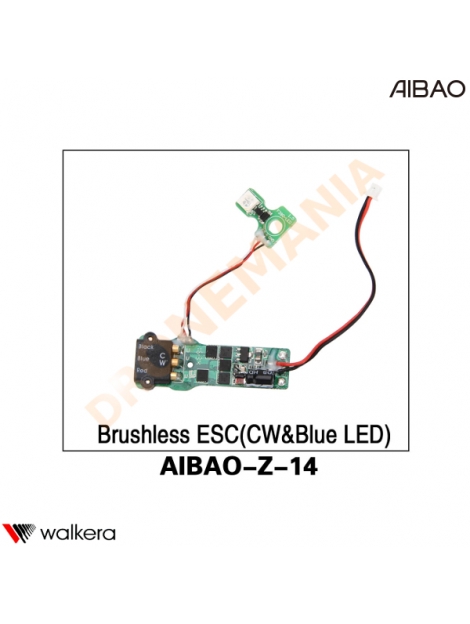 ESC CW LED BLU Walkera AiBao drone AIBAO-Z-14 anteriore sinistra