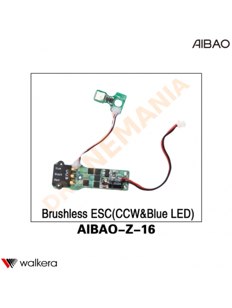 ESC CCW LED BLU Walkera AiBao drone AIBAO-Z-16 anteriore destra