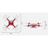 Drone di qualità Syma X5UW rosso fotocamera