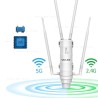 Antenna amplificatore da esterno impermeabile potente e veloce dual ba