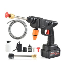 IDROPULITRICE PISTOLA A PRESSIONE PORTATILE A BATTERIA