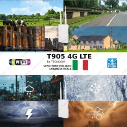 Router 4G LTE  T905 Modem Wi-Fi esterno per domotica videosorveglianza