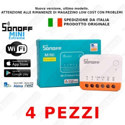 2 SONOFF MINI R4 EXTREME WIFI CONTROLLO APP SMART SWITCH INTERRUTTORE