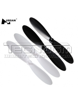 Set eliche nero bianco per drone Hubsan H107C H107L blades motor set
