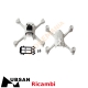 Telaio scocca drone Hubsan H107D+ body shell H107D+-01