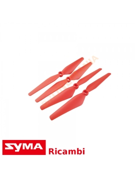 Eliche rosse Syma X8SW X8PRO ricambi originali accessori drone